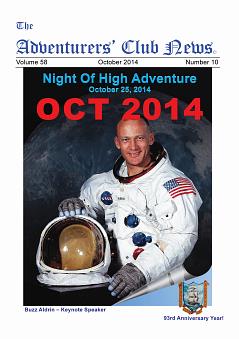 October 2014 Adventurers Club News Cover